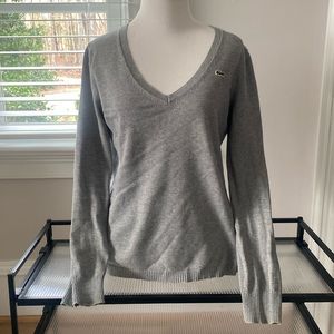 Lacoste V Neck Sweater Sz 38